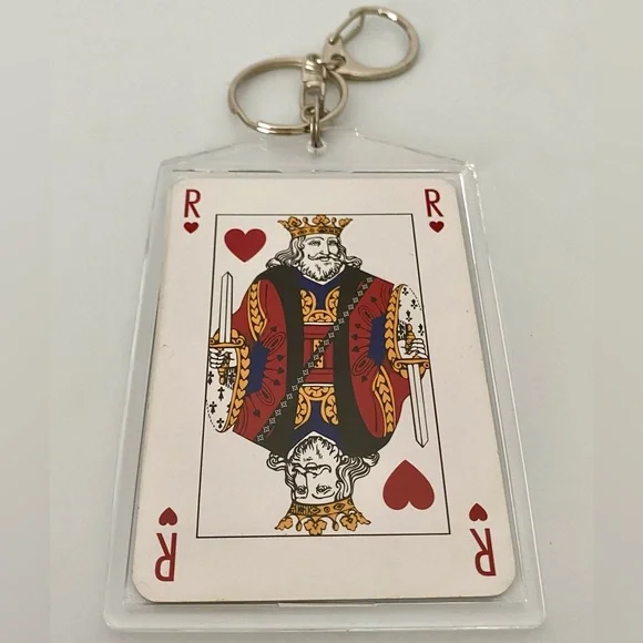 Louis Vuitton Damier King Red Hearts COA RARE Soho Casino Paris 2008 Card Charm - Picture 3 of 9